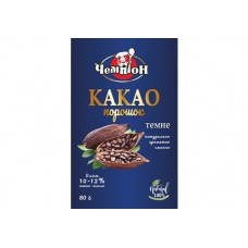 Какао-порошок 80г (мяка уп)_60 шт/ящТМ Чемпіон 